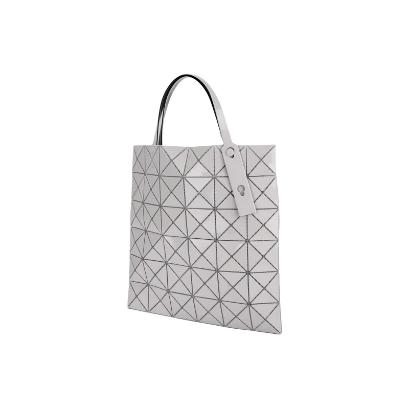 ISSEY MIYAKE PVC Resin Tote Bag, Shopping Bag, Handbag Women's Light Gray-1