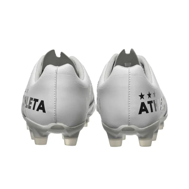 ATHLETA O REI Cushioning, Wear Resistant Soccer Shoes Men's White-4