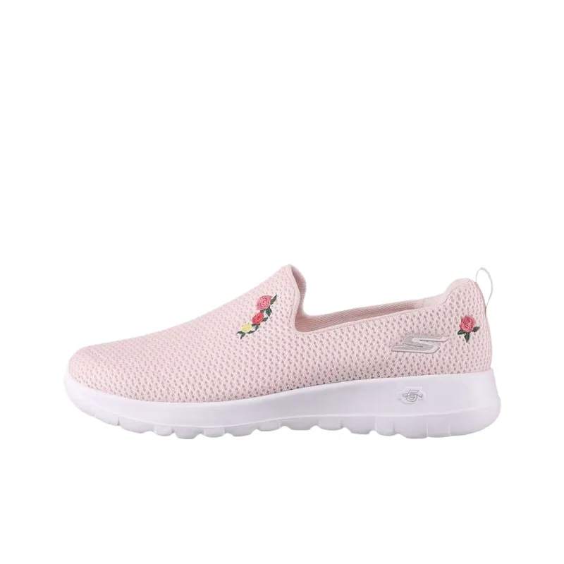 Skechers GO WALK Joy Abrasion Resistant Low Top Casual Shoes Women's Pink-0