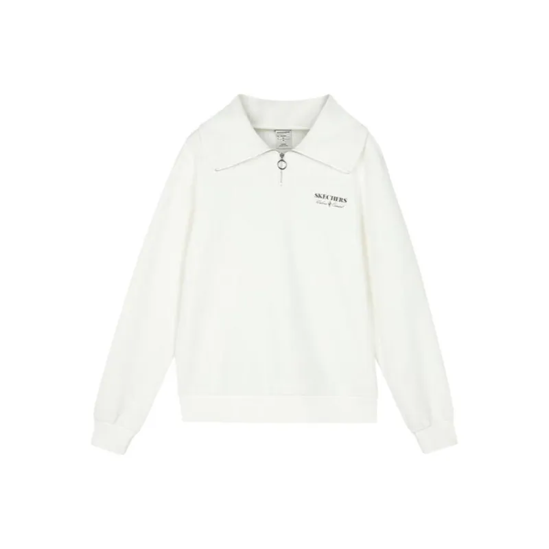 Skechers Sweatshirt Women's Marshmallow White-0