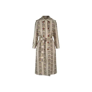 GUCCI 100 Flower And Crown Coat Multi