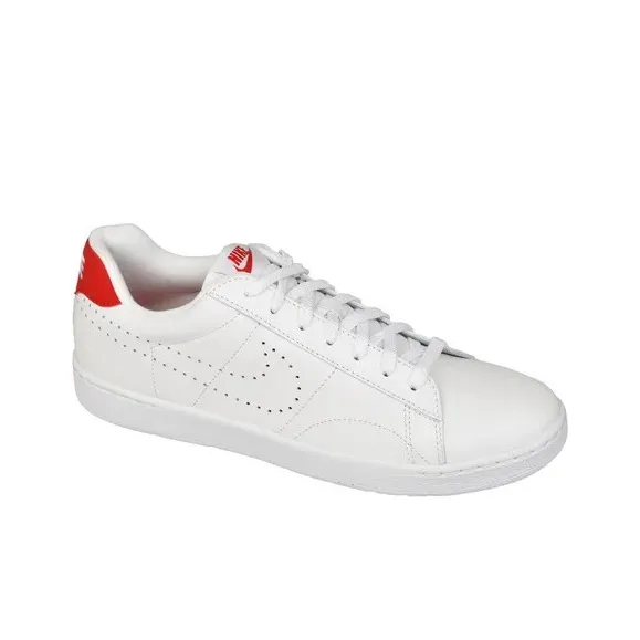 Nike Tennis Classic Slip Resistant Low Top Skateboard Shoes Men's White-2