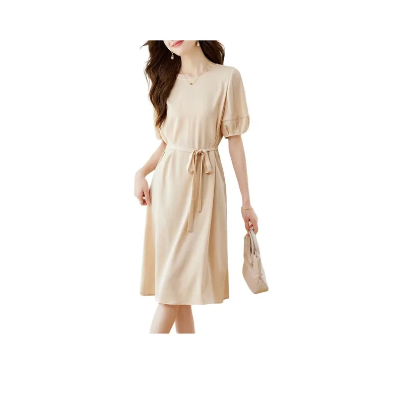BILISISHANYANG Short Sleeved Dress Women's-0