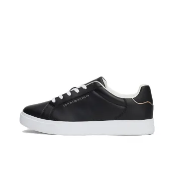 Tommy Hilfiger Trainers Low Top Skateboard Shoes Women's Black
