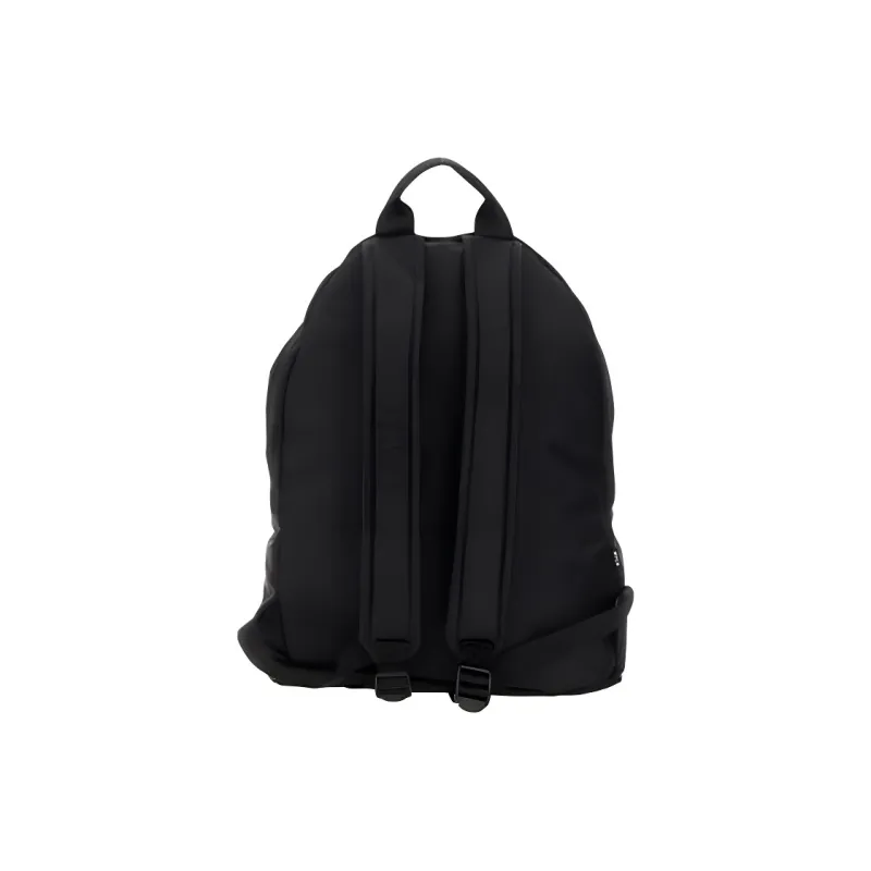 MSGM Polyamide Nylon Backpack Unisex Black-2