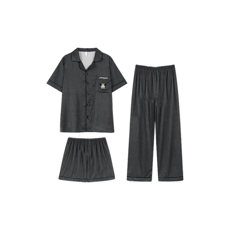 QIAOYUN Men Pajama Sets-0