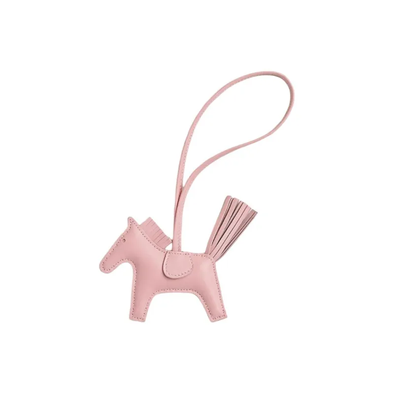 HERMES Rodeo PM Milo Lambskin Bag Charm Bag Merch Trumpets Women's Cherry Blossom Pink-0