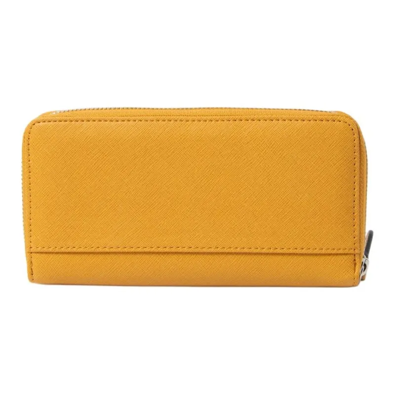 GUESS PVC Polyvinyl Chloride Wallet Women's Yellow-2