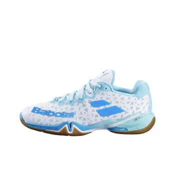 Babolat Breathable Low Top Casual Shoes Women's White Blue