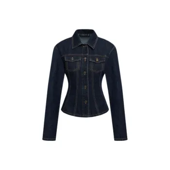 Lioness Denim Jackets Women's Dark Color Denim