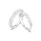 Sterling Silver Brother Couple Rings