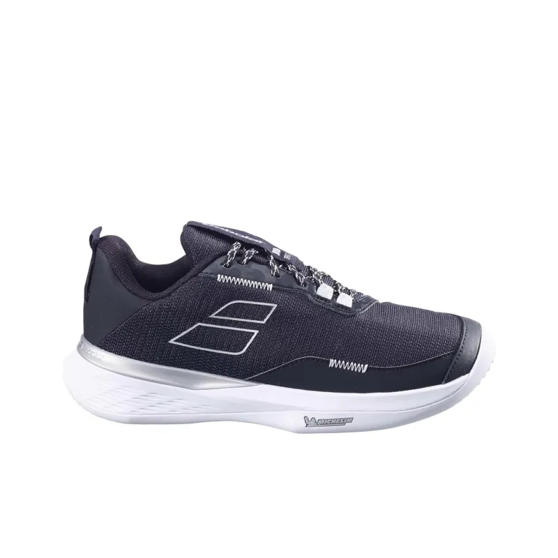 Babolat Wear resistant And Lightweight Low Top Tennis Shoes Women's Black-1