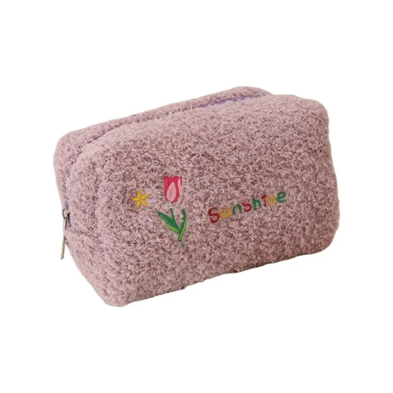 ZHIYIN Refreshing Floral Portable Skincare Storage Bag For Women's, Large Capacity Travel Storage Bag Make up Tools-6