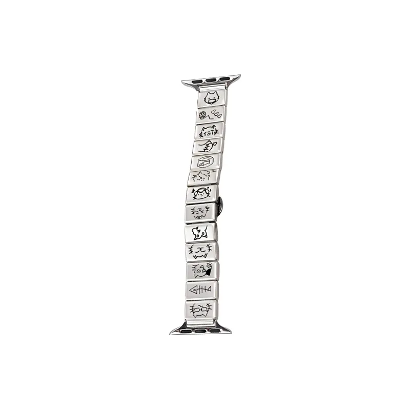 KVZUVUU IwatchS10/s9/8/7/6/Ultra Apple Compatibility Watch Band Metal-0