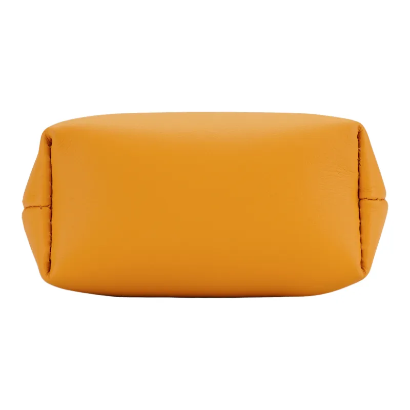 LONGCHAMP Le Pliage Xtra Cow Leather Shoulder Bag, Crossbody Bag, Cell Phone Pouch Women's Apricot-5