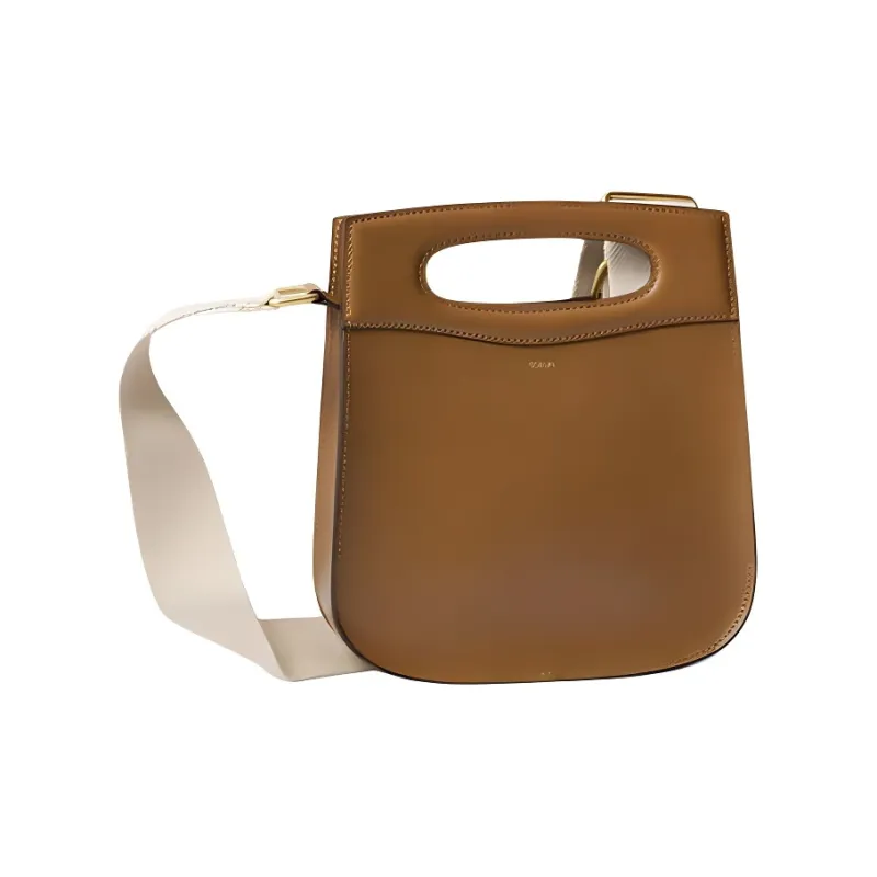 SOEUR Leather One Shoulder Handbags Women's Bronze-1