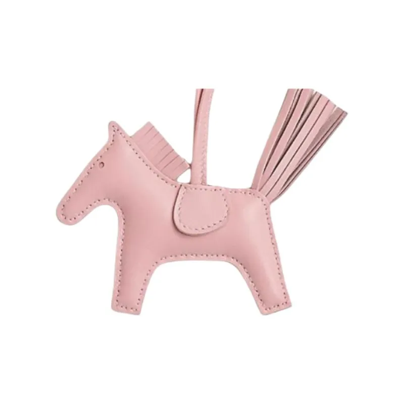HERMES Rodeo PM Milo Lambskin Bag Charm Bag Merch Trumpets Women's Cherry Blossom Pink-1