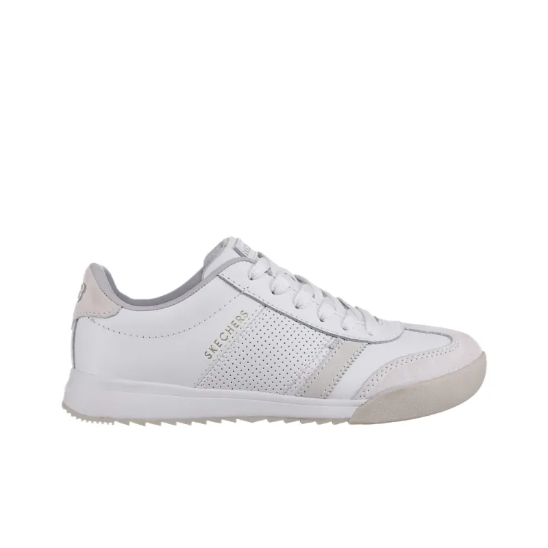 Skechers Zinger 2.0 Abrasion Resistant Low Top Skateboard Shoes Women's White-1