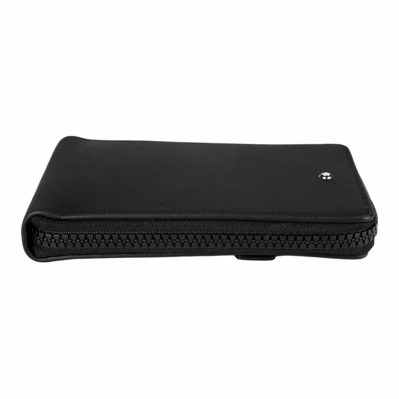 MONTBLANC Fashion 2.0 Series Carbon Fiber Envelope Bag, Clutch Passport Holder Mini Men's Black-3