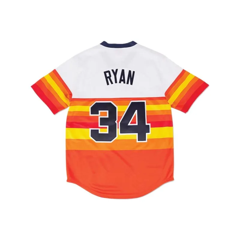 Mitchell Ness 'MLB Houston Astros 80 Nolan Ryan' Home Jersey-1