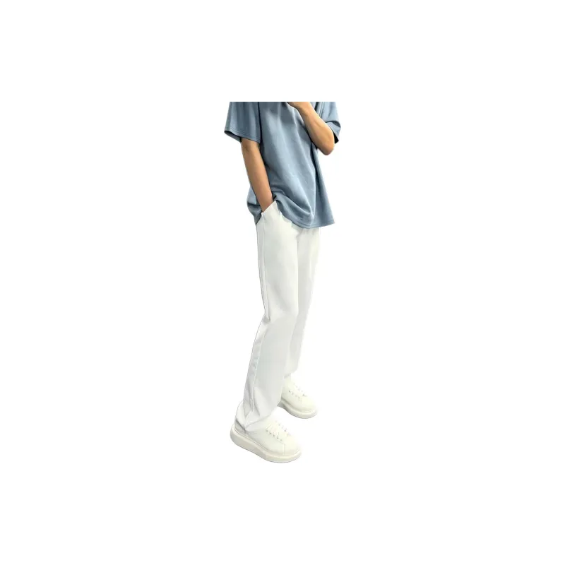 CORNILOT Suit Trousers Unisex White Gray-1