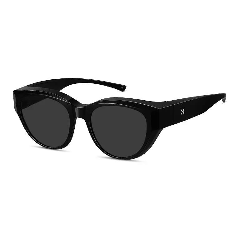 LOHO TR90 Cat Eye Sunglasses Women's Black-6