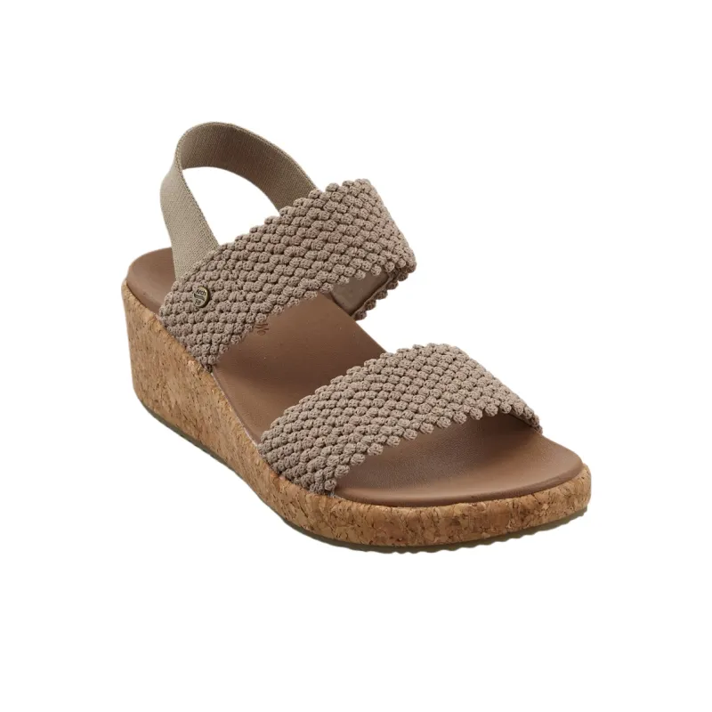 Skechers ARCH FIT BEVERLEE One Strap Sandals Women's Brown-2