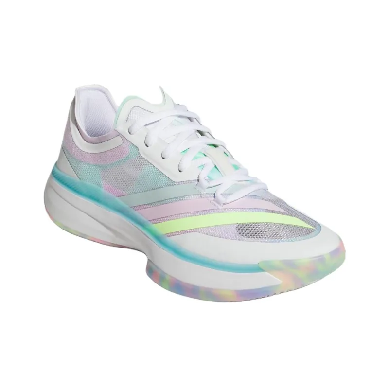 Adidas Adizero Select 3.0 Abrasion Resistant Low Top Basketball Shoes Unisex White Blue-1
