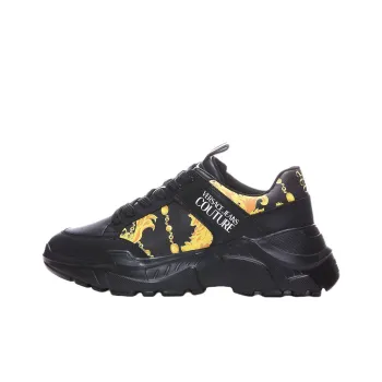 VERSACE JEANS COUTURE Stargaze Low Top Casual Shoes Men's Black