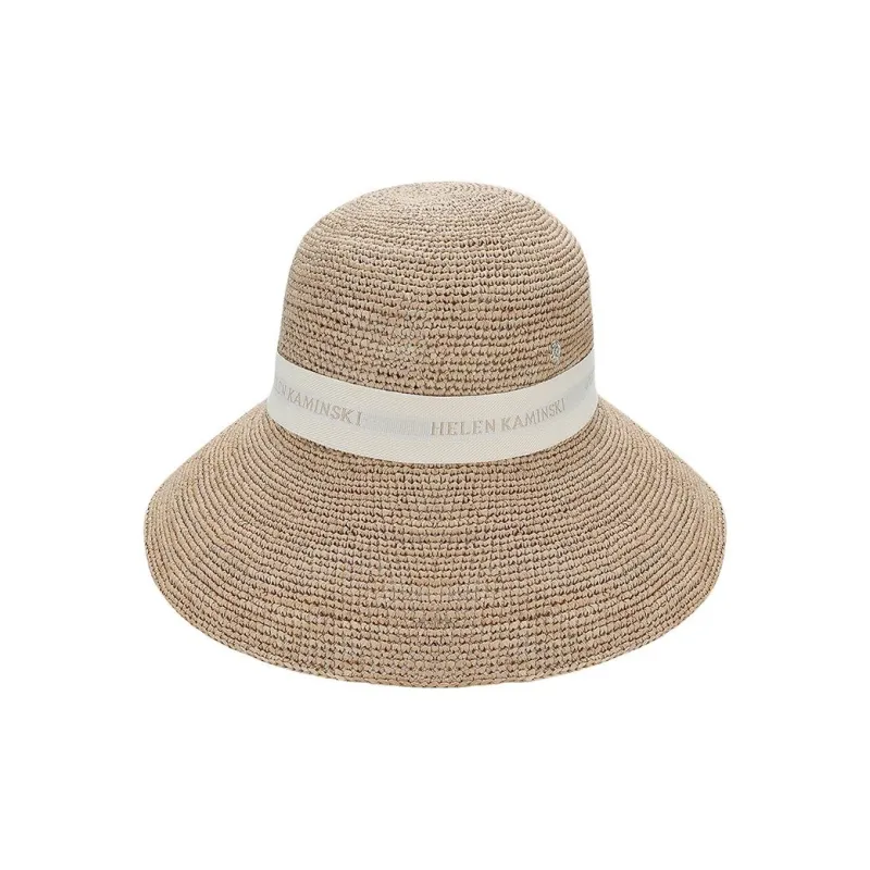 HELEN KAMINSKI Rayon, Nylon, Elastane, Organic Cotton Hats & Caps Unisex Brown-1