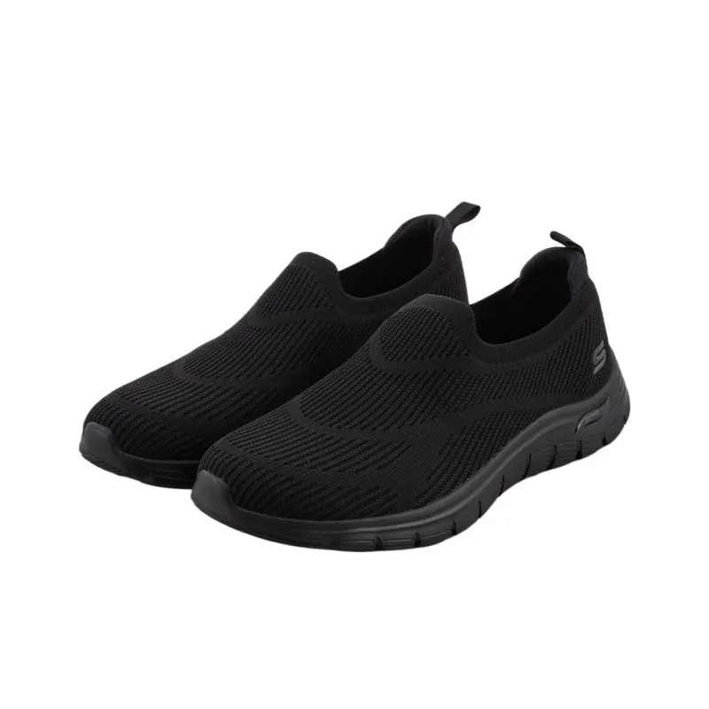 Skechers ARCH FIT VISTA Low Top Casual Shoes Women's Black-1