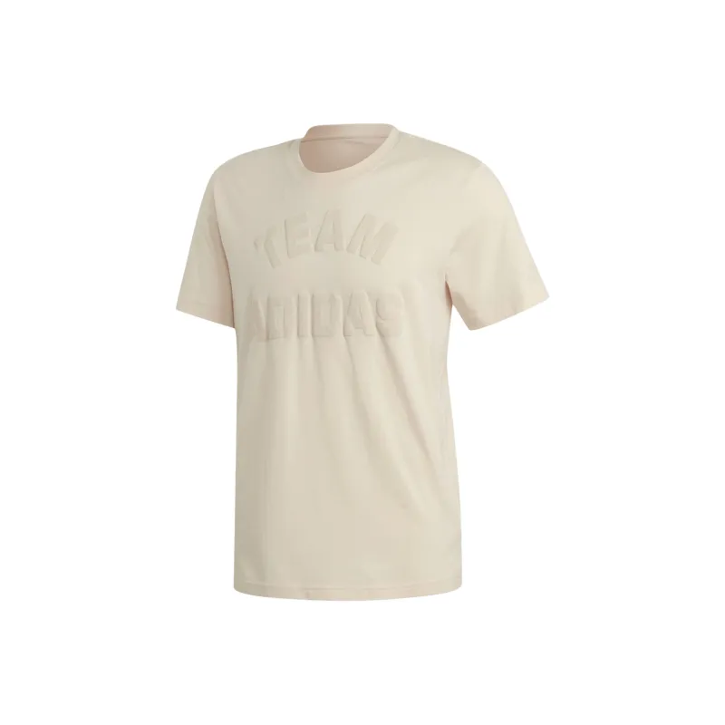 Adidas T Shirt Men's Linen Brown-0