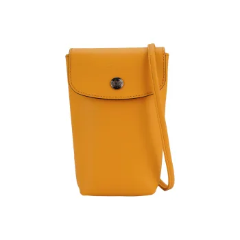 LONGCHAMP Le Pliage Xtra Cow Leather Shoulder Bag, Crossbody Bag, Cell Phone Pouch Women's Apricot