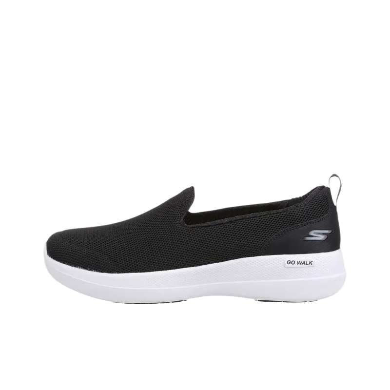Skechers GO WALK Stability Cushioning Abrasion Resistant Breathable Low Top Casual Shoes Women's Black-0