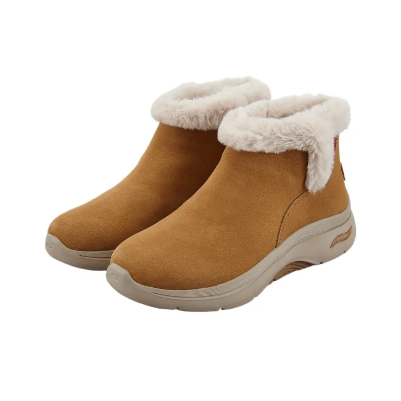 Skechers GO Walk Arch Fit 2.0 Ankle Boots Women's Brown-2