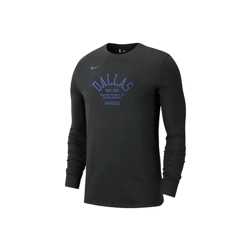 Nike Nba Dallas Mavericks Long Sleeve T shirt-0