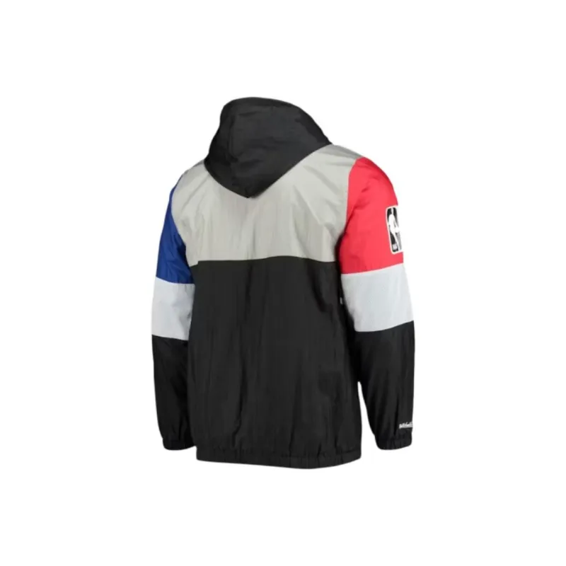 NBA 1985 All Star Game Surprise Win Hoodie Half Zip Windbreaker-1