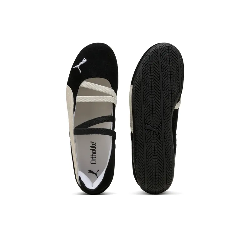 PUMA Speedcat Anti Slip Wear Resistant Low Top Casual Shoes Women's Black-4