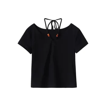 SYEEE WITH U T Shirts Women's Black