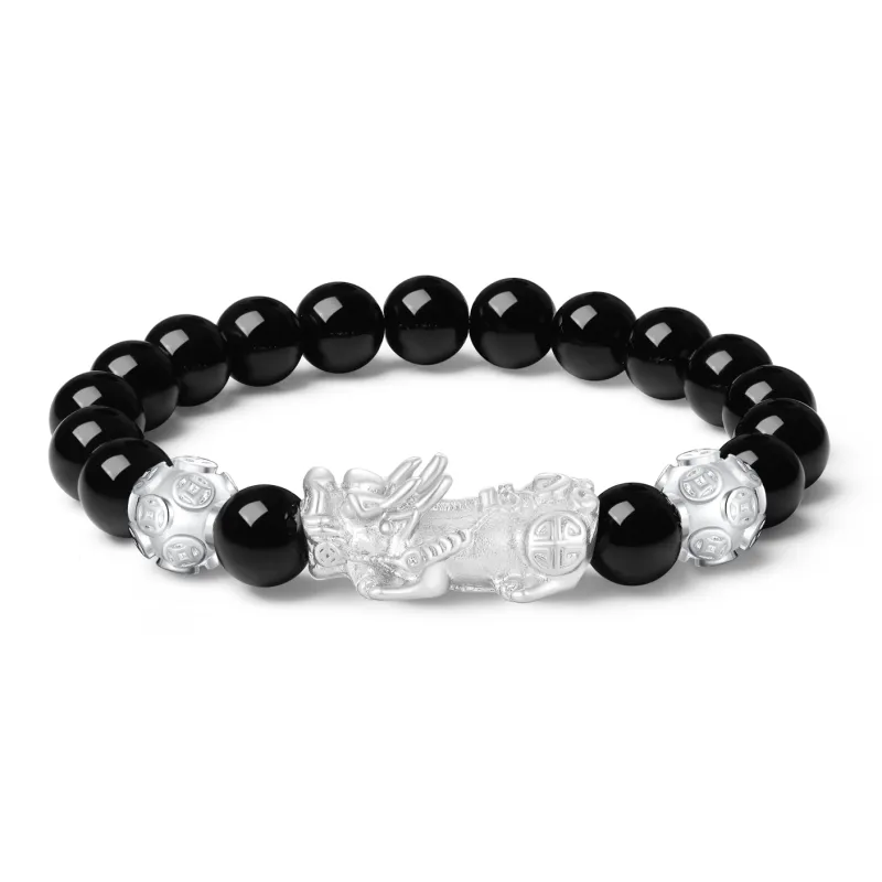 Love Jewelry Obsidian Jade Bracelets Unisex-7