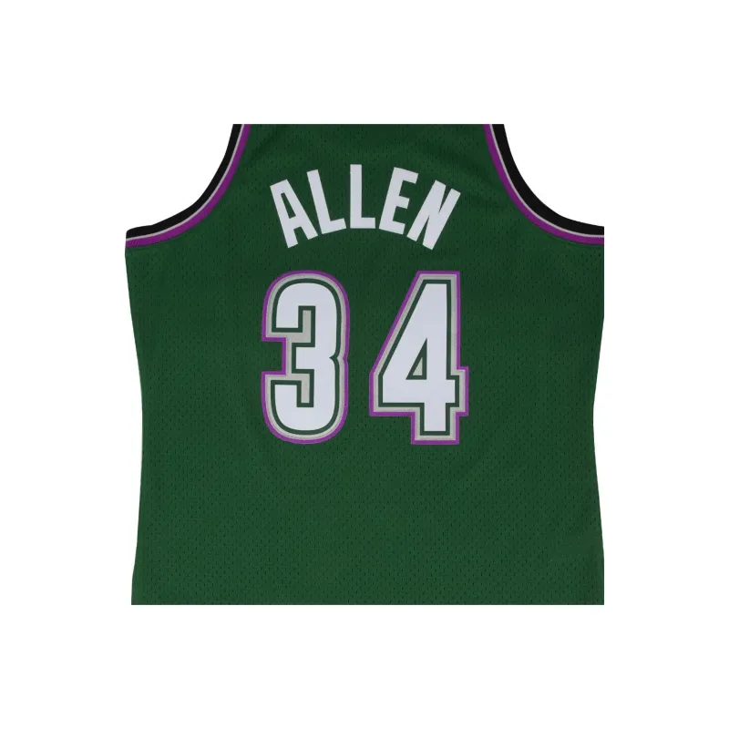 Mitchell & Ness Milwaukee Bucks Alternate 1996 97 Ray Allen Swingman Jersey-3