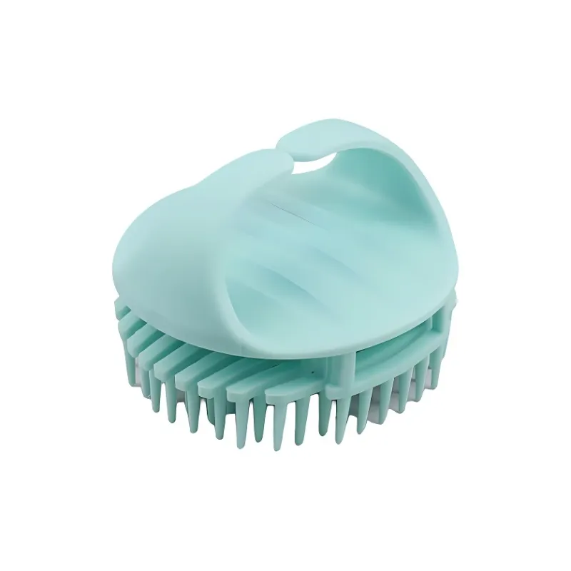 ZHENZI Hair Brush And Shampooing Tool Silicone Comb Massage Cleansing Scalp Itch Relief-6