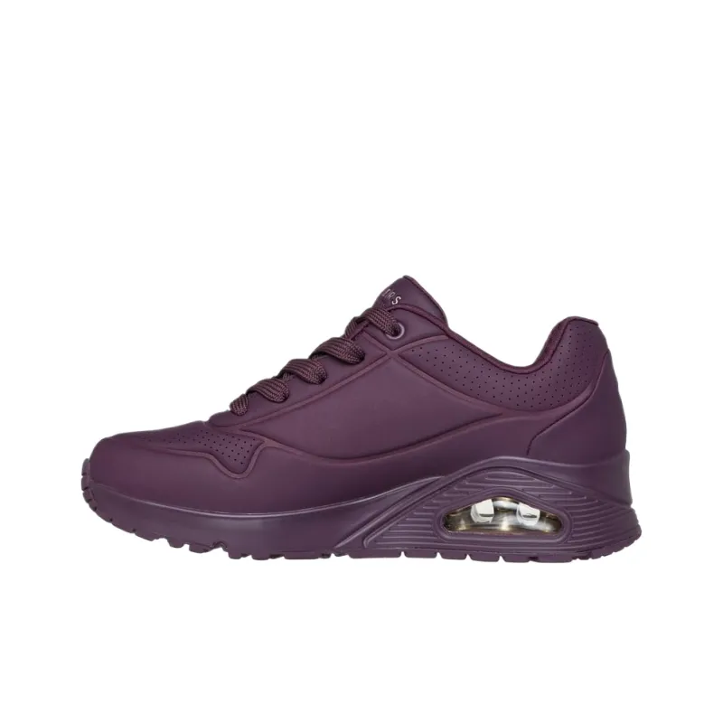 Skechers Uno Low Top Casual Shoes Women's Purple-2