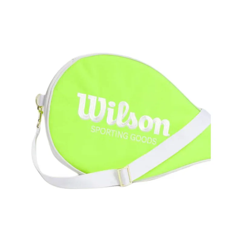 Wilson Tennis Racket Bags Canvas Unisex Neon Yellow-2