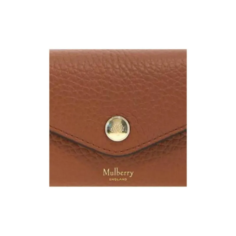 Mulberry Calfskin Wallet Women's Brown-3