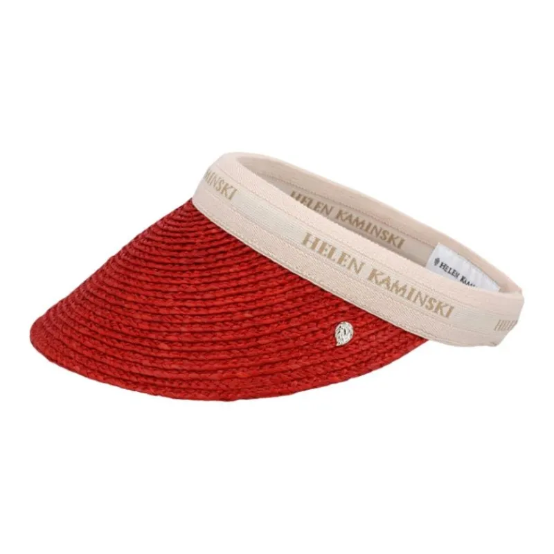 HELEN KAMINSKI Rayon, Cotton, Polyester, Nylon, Elastane Sun Protection Hats Unisex Red-2