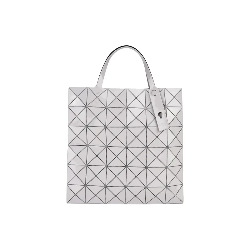 ISSEY MIYAKE PVC Resin Tote Bag, Shopping Bag, Handbag Women's Light Gray-2
