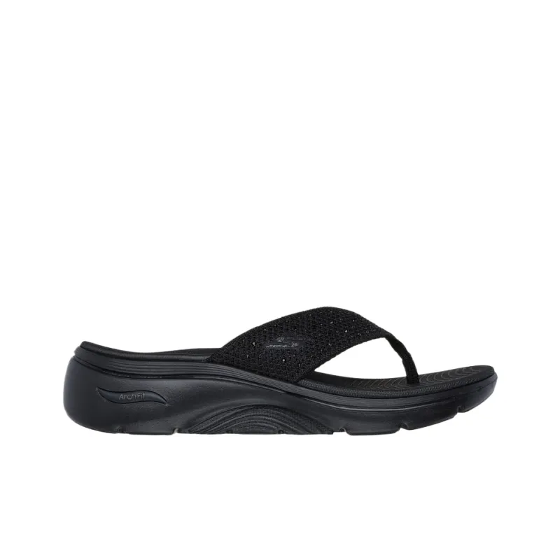 Skechers GO Walk Arch Fit 2.0 Flip Flops Women's Black-1