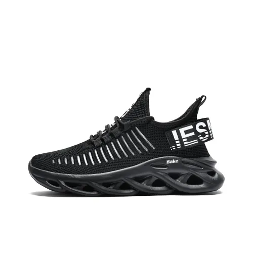 BAKE Lightweight Height Increasing Abrasion Resistant Low Top Casual Shoes Men's