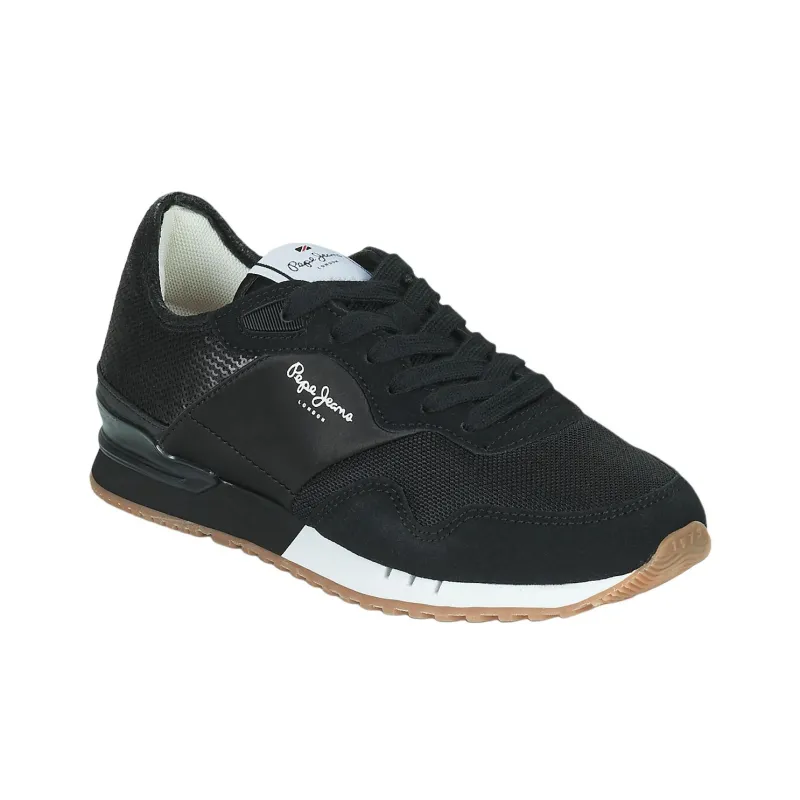 Pepe Jeans London Abrasion Resistant Low Top Casual Shoes Women's Black-3